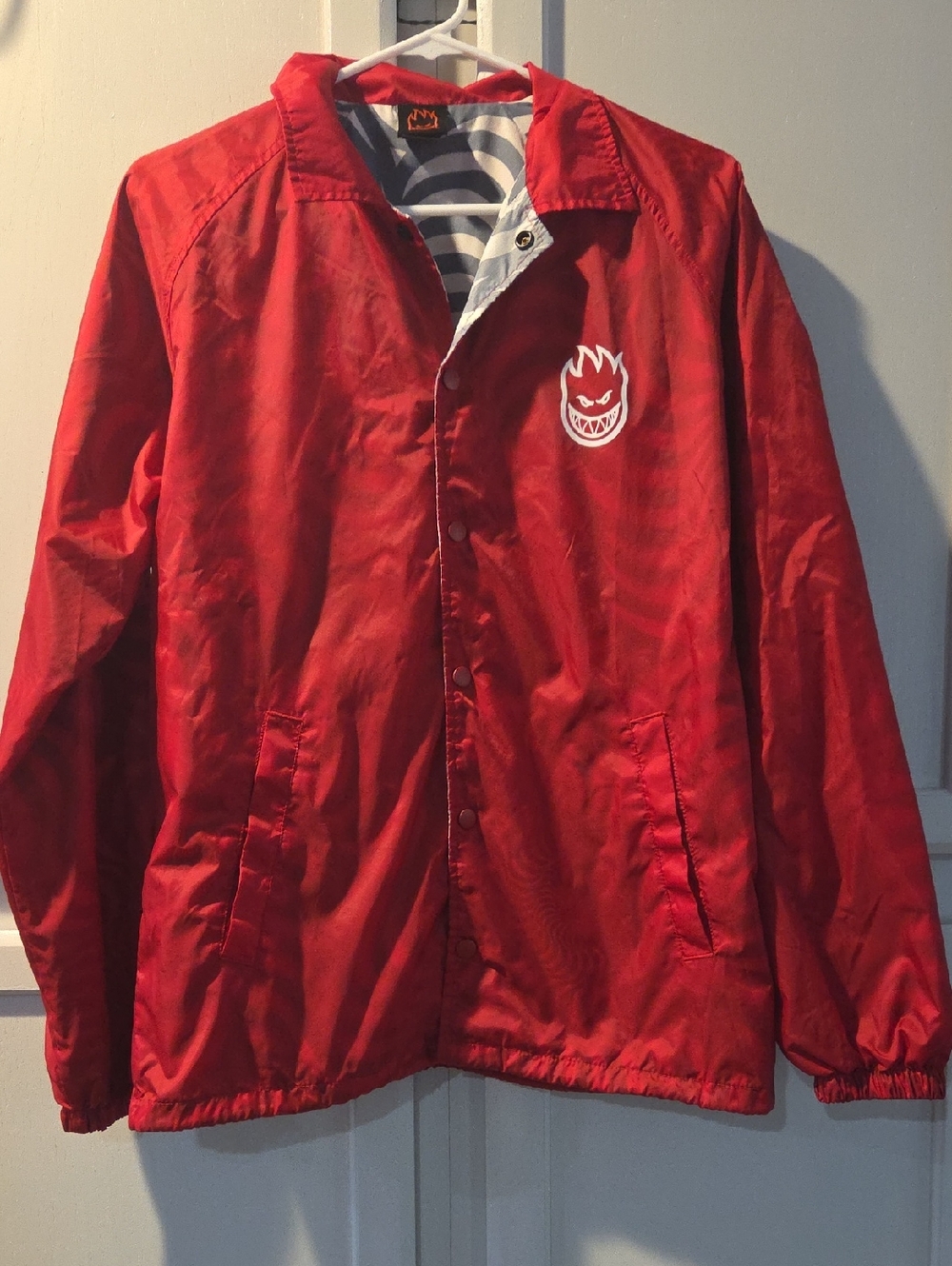 Spitfire Red Coach Jacket - Men Small